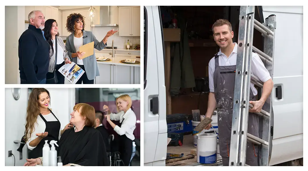 Small business collage